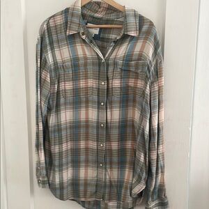 American Eagle AEO soft flannel shirt Medium